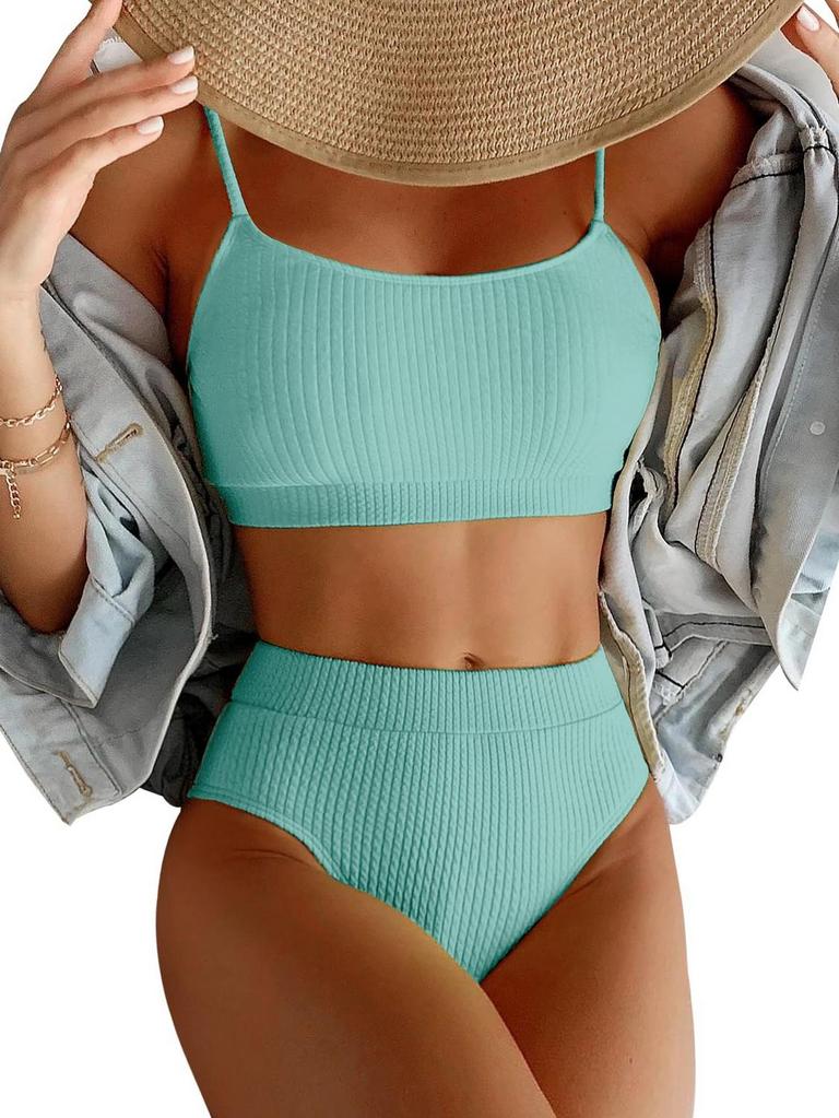 LILOSY SM RIBBED BIKINI SET