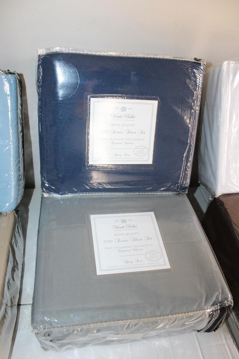 Auction Ohio Virah Bella King Sheet Sets