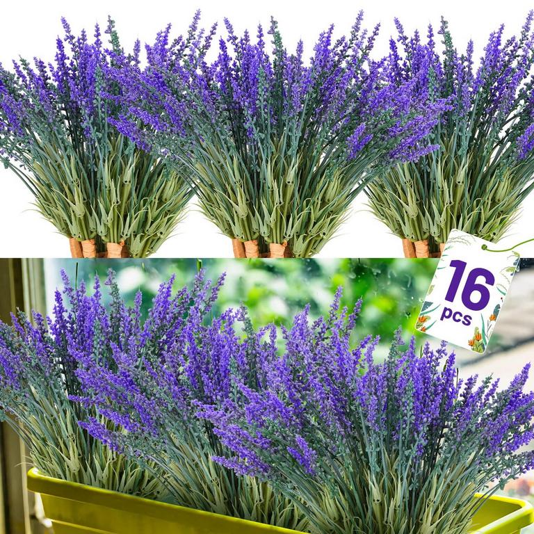 16-PCS FAUX LAVENDER