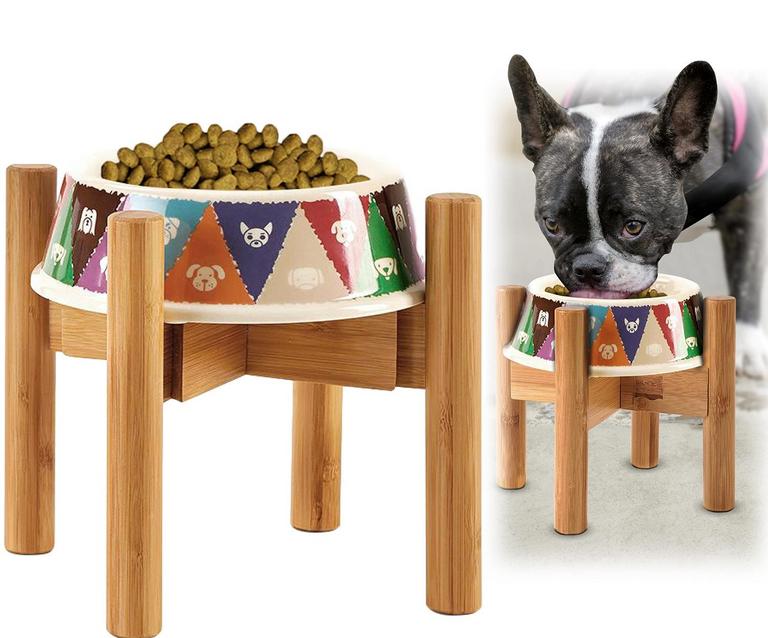SMALL DOG BOWL STAND