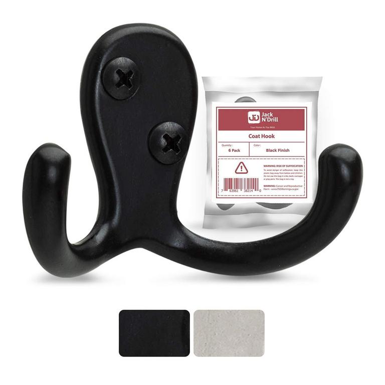 JACK N' DRILL COAT HOOKS