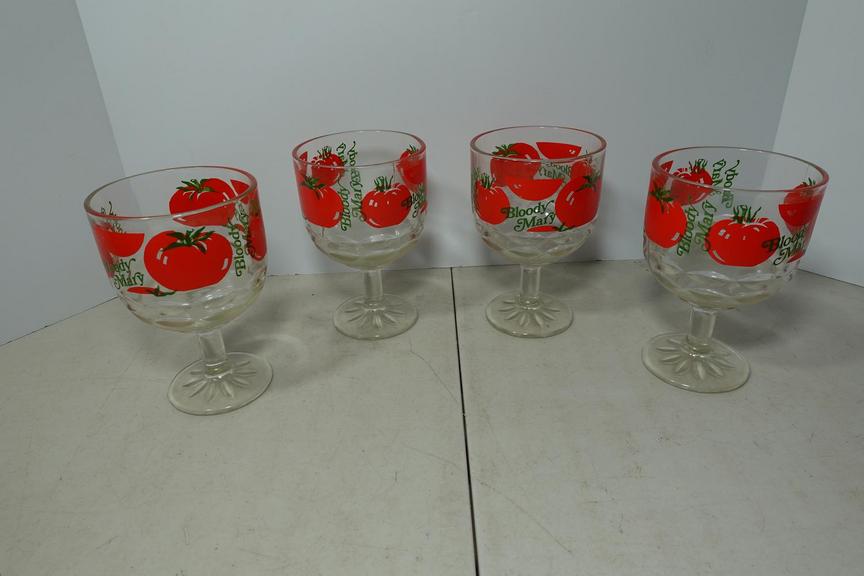 Auction Ohio Bloody Mary Glasses