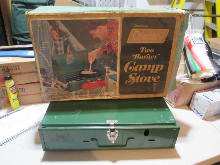 Auction Ohio Coleman Camp Stove