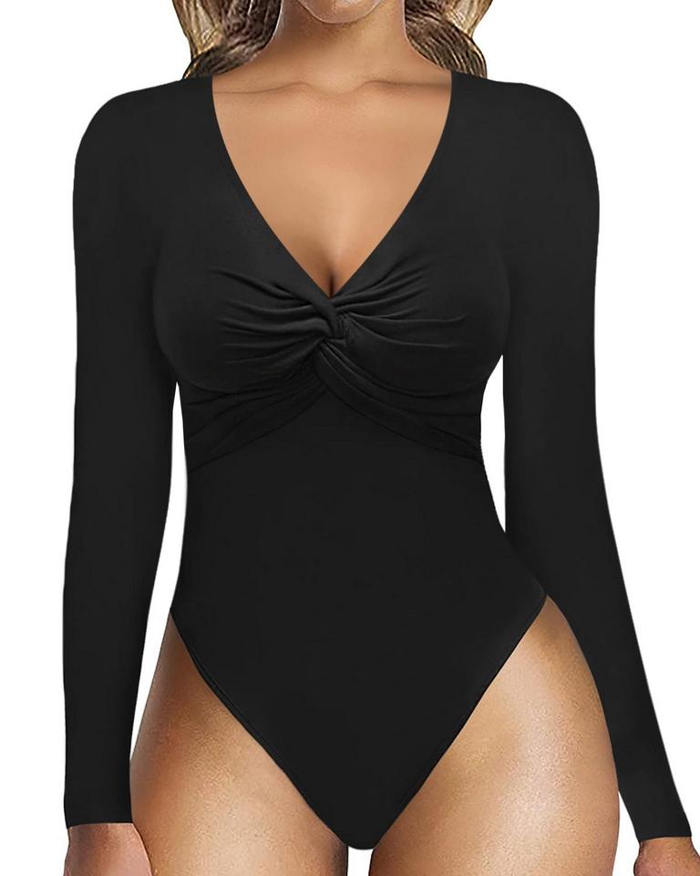 MANGOPOP S VNECK BODYSUIT