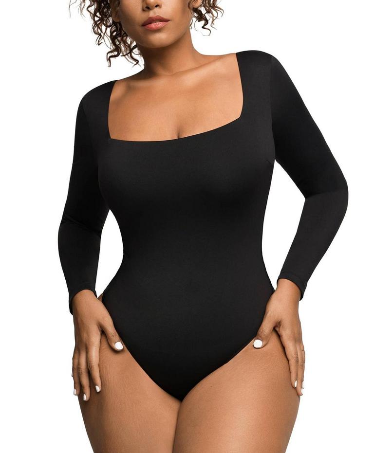 POPILUSH BODYSUIT L BLK