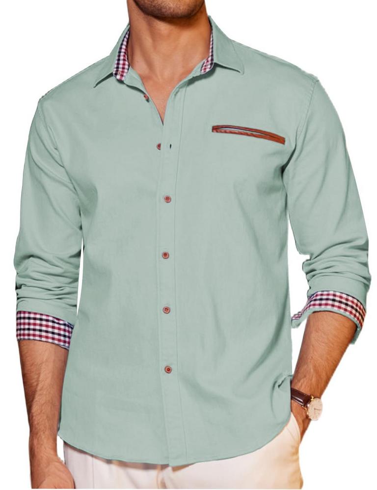 COOFANDY DENIM SHIRT XL