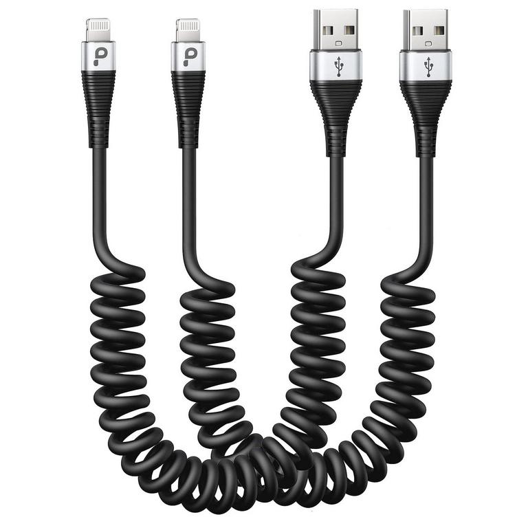 IN COILED IPHONE CABLES