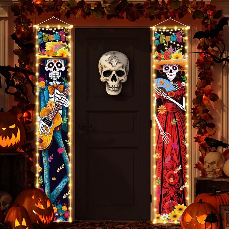 HALLOWEEN PORCH SIGN BANNERS