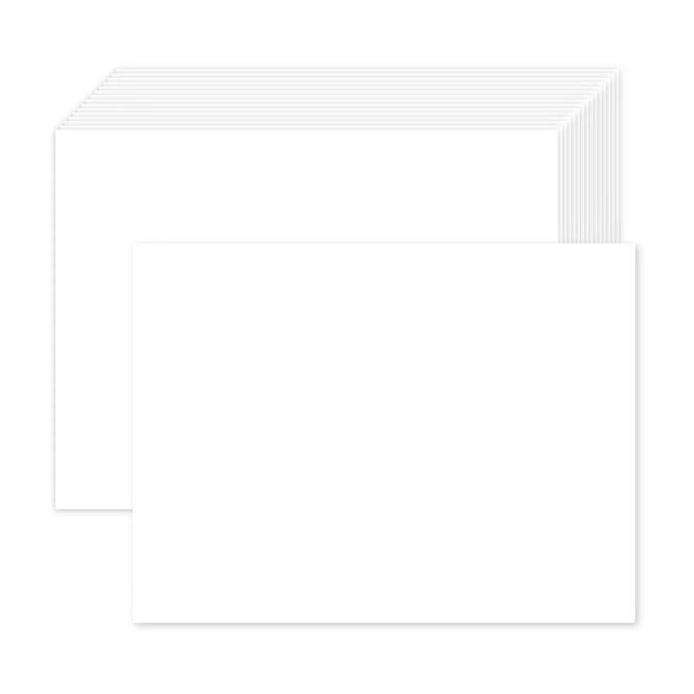 100 5X7" WHITE CARDSTOCK