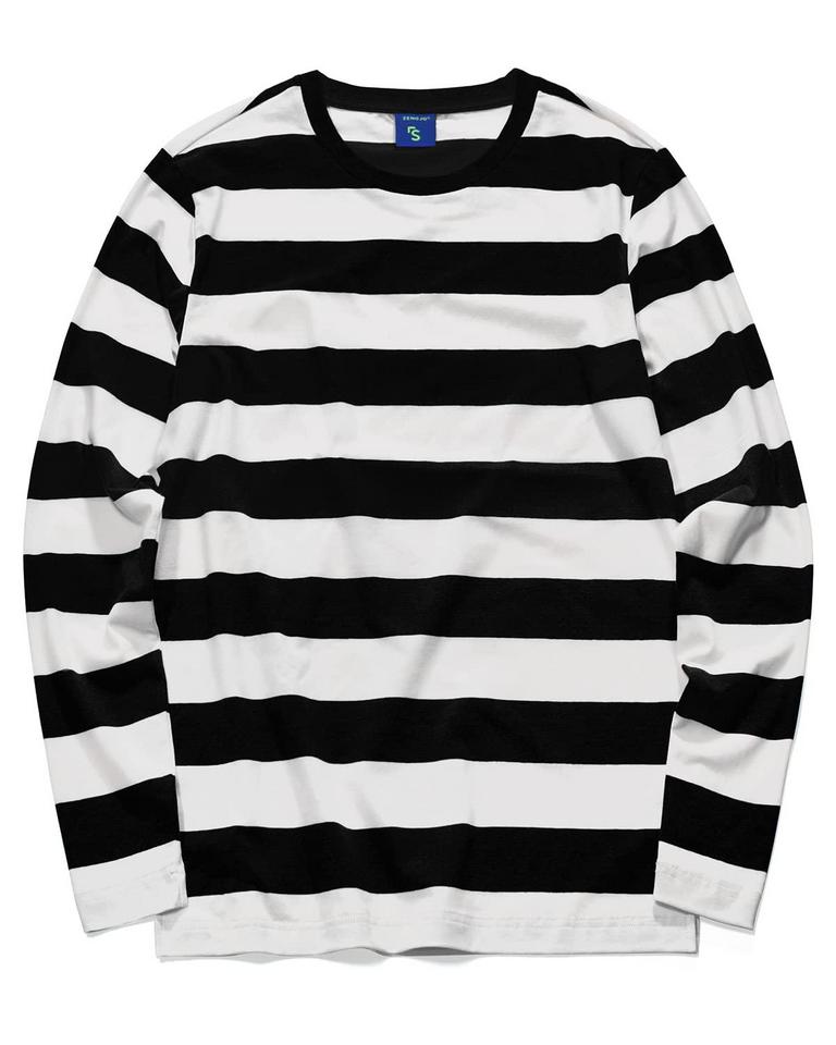 ZENGJO STRIPED TEE SHIRT L