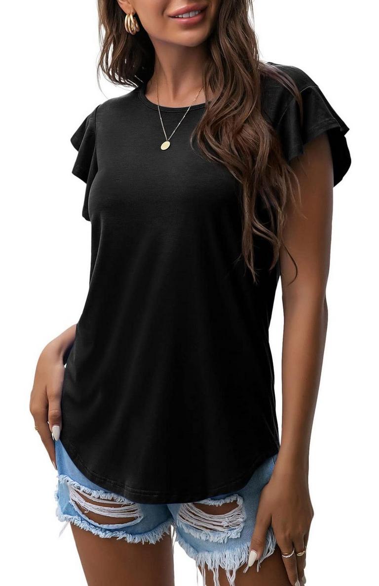 PRINSTORY RUFFLE TUNIC XL