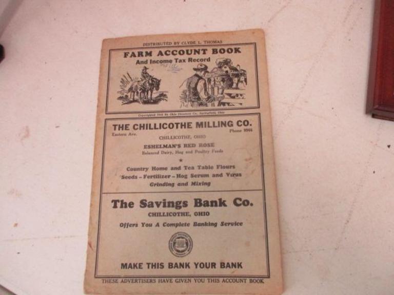 Auction Ohio Vintage Record Book