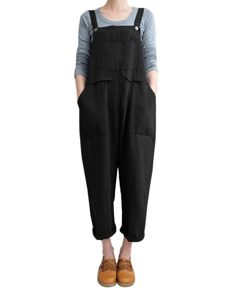 M GIHUO LINEN OVERALLS