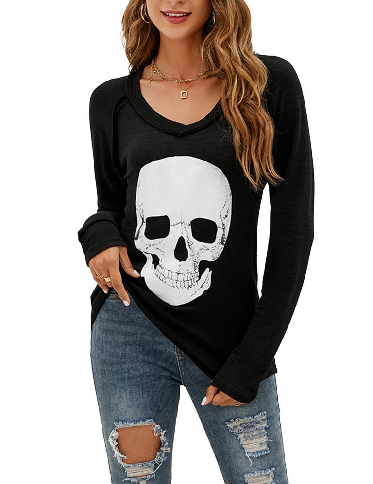 BLOOMING JELLY SKULL TUNIC L
