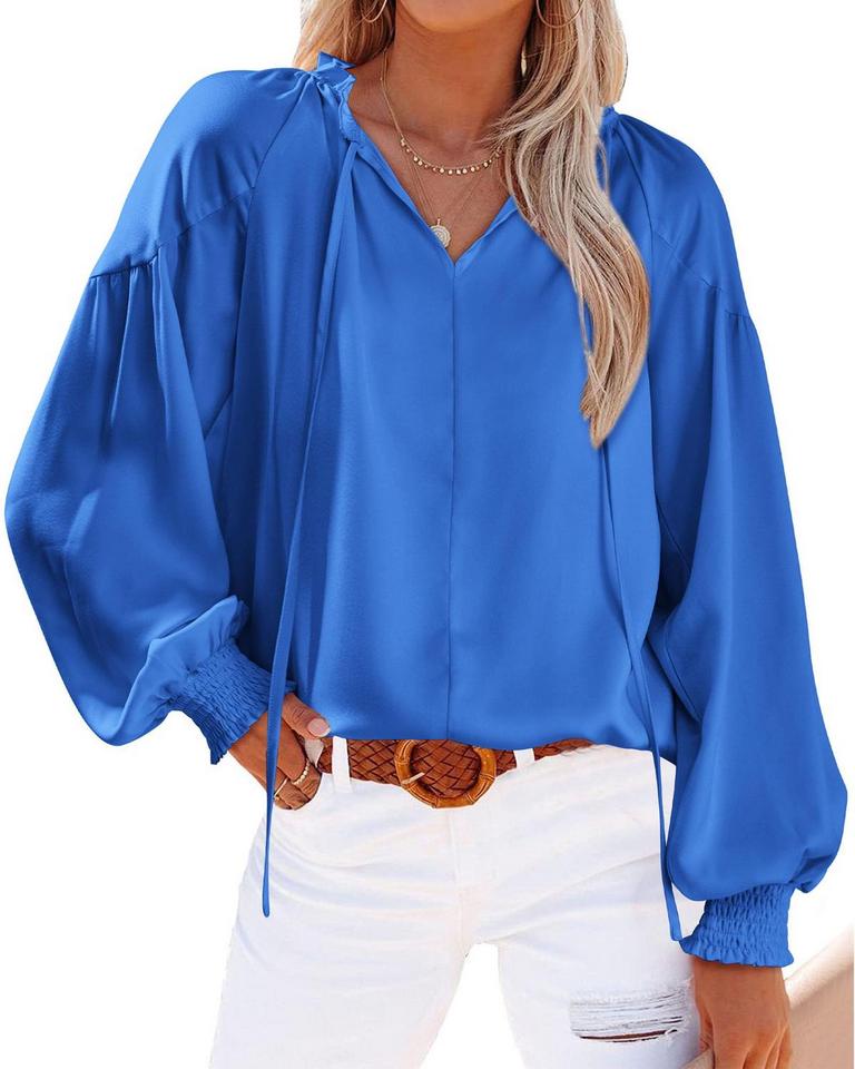 BTFBM SATIN BLOUSE SHIRTS