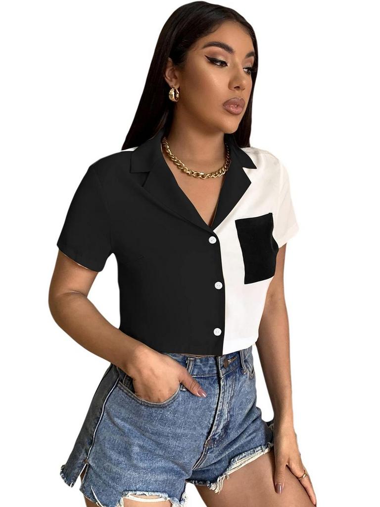 SOLY HUX FIGURE PRINT TOP L