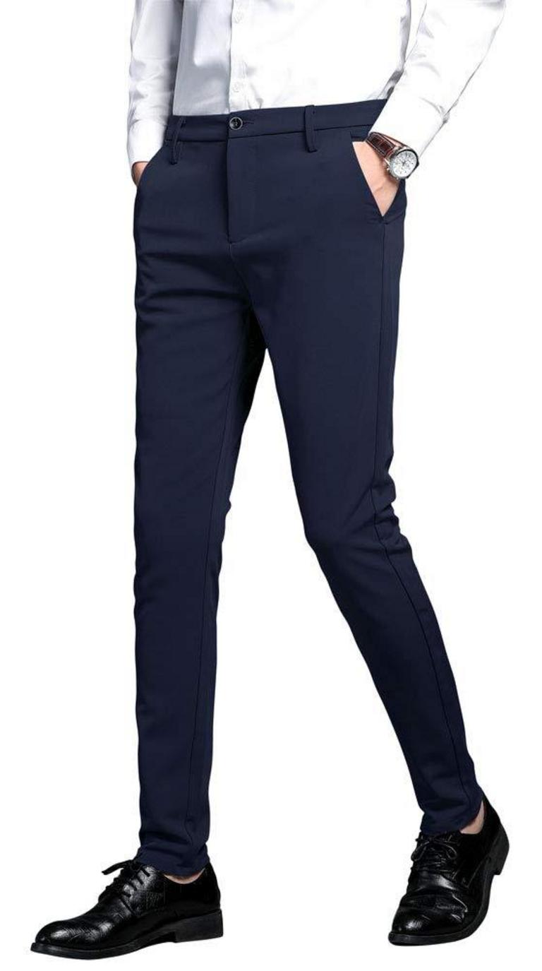 PLAID&PLAIN SUIT PANTS 30W32L