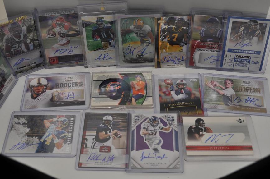Auction Ohio Autographed Football Cards