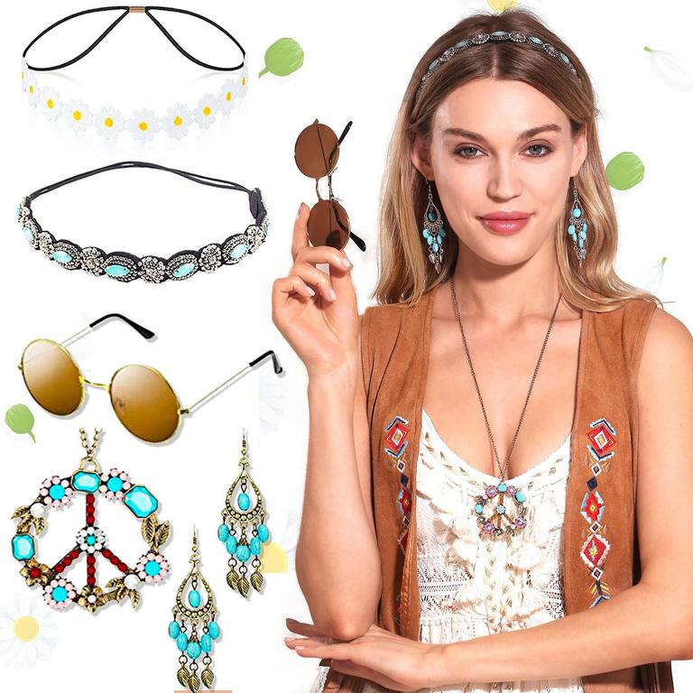 JEVENIS HIPPIE COSTUME SET