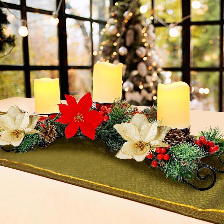 IN HAUSSE XMAS CANDLEABRUM