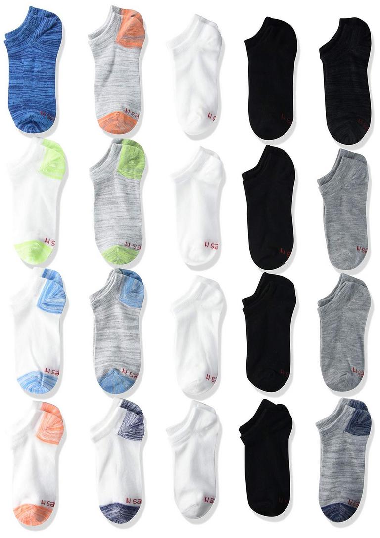 HANES BOYS SOCKS 20-PACK