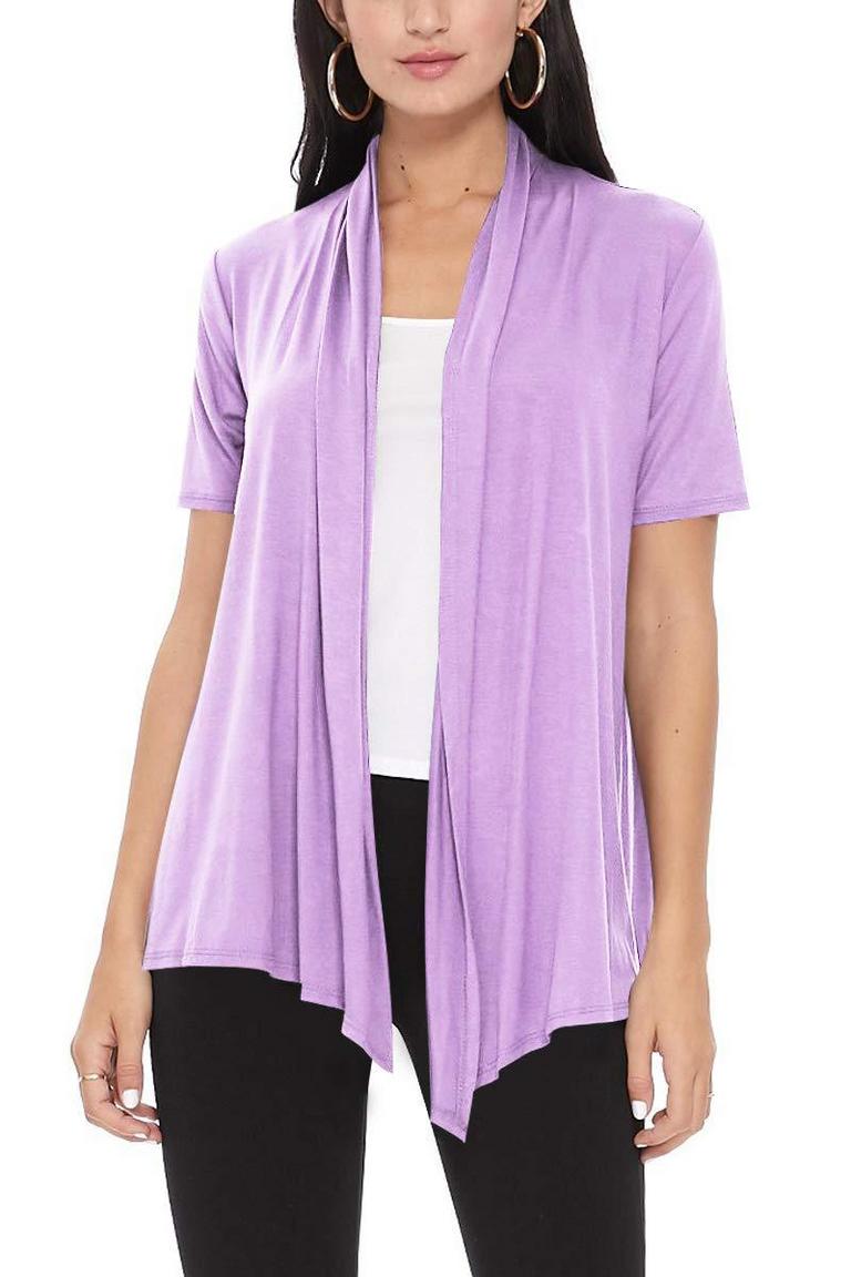 FASHIONJOA DRAPED CARDIGAN