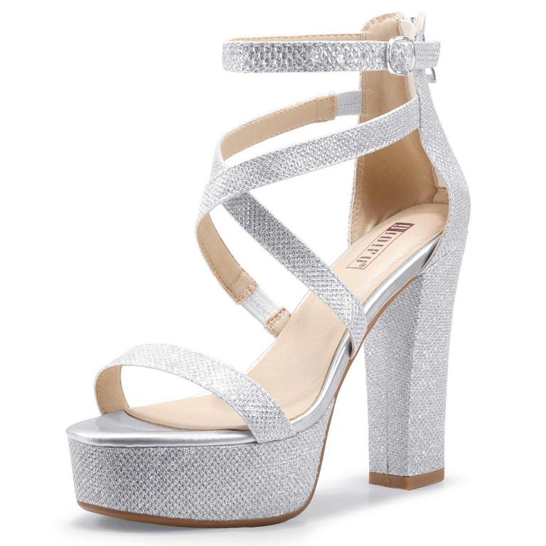 IDIFU CHUNKY HEEL SANDALS
