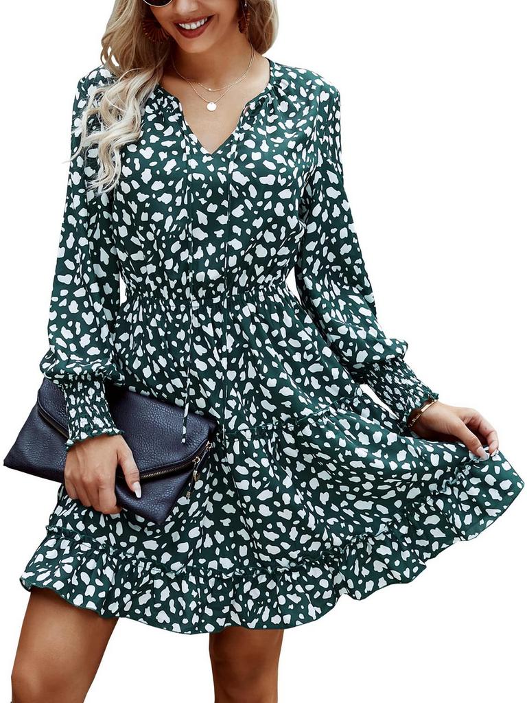 CINSHEIN V-NECK DRESS S