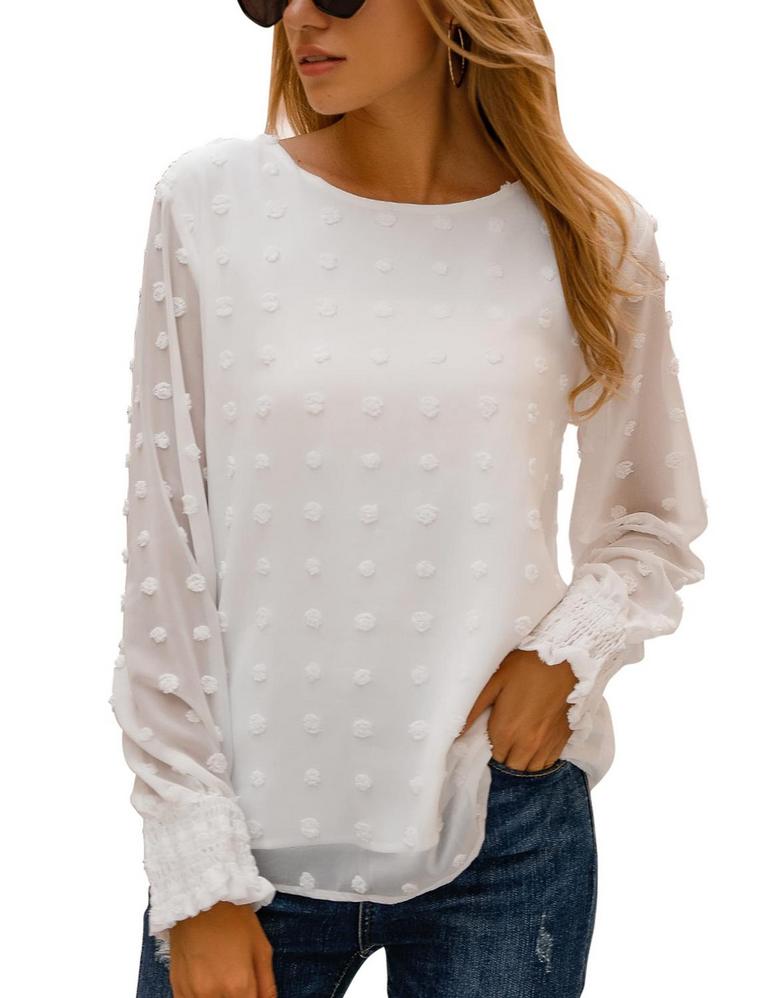 BLOOMING JELLY CHIFFON BLOUSE