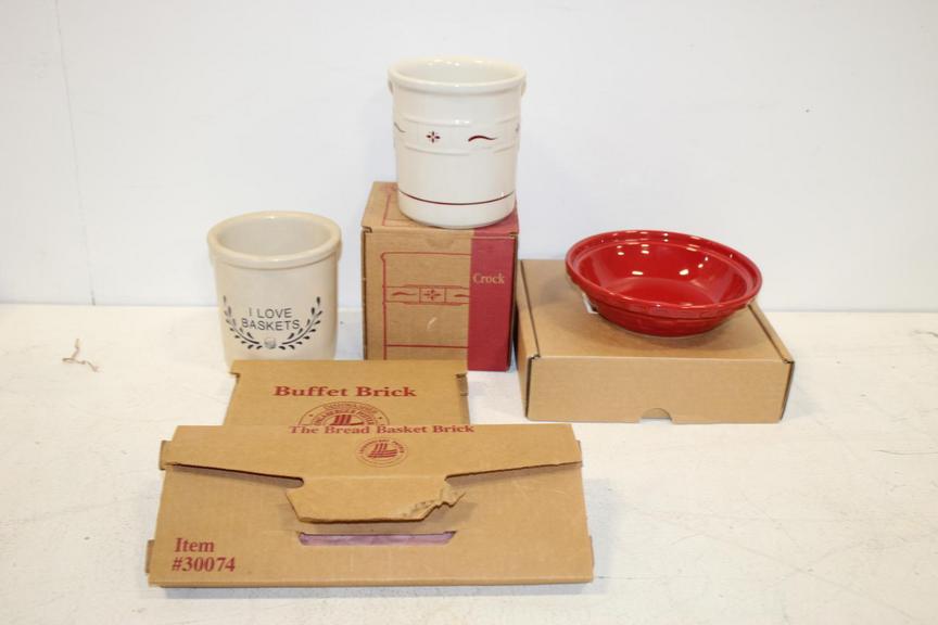 Auction Ohio Longaberger Pottery