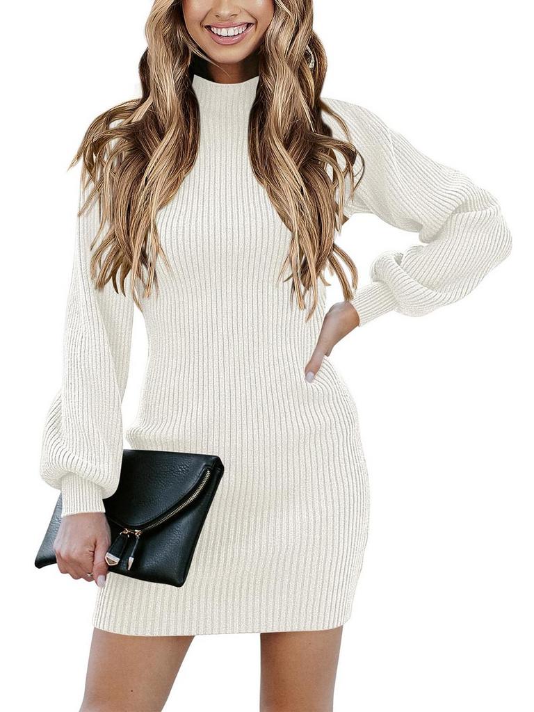 ANRABESS TURTLENECK DRESS L