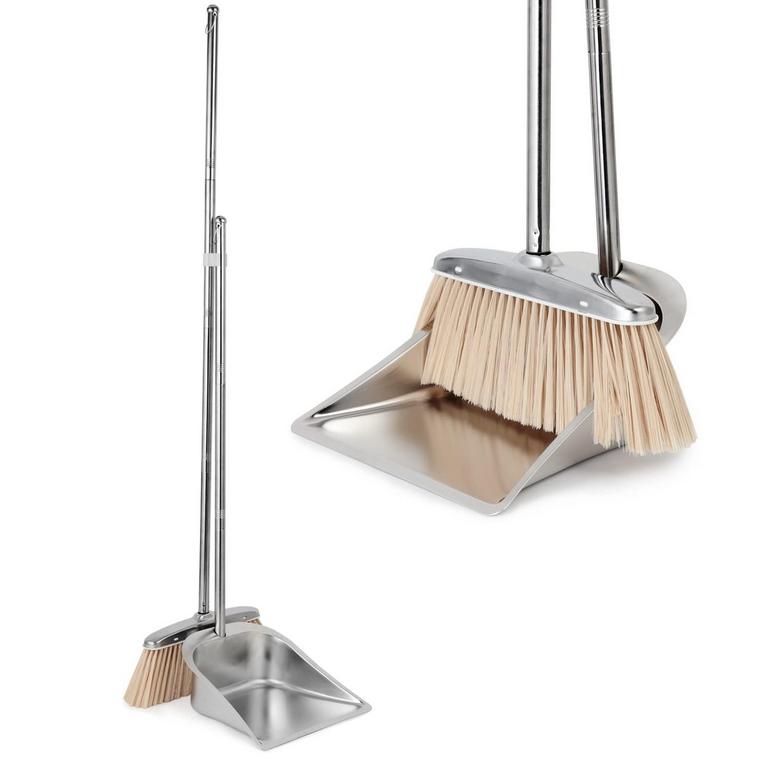 VOOWO STEEL BROOM SET