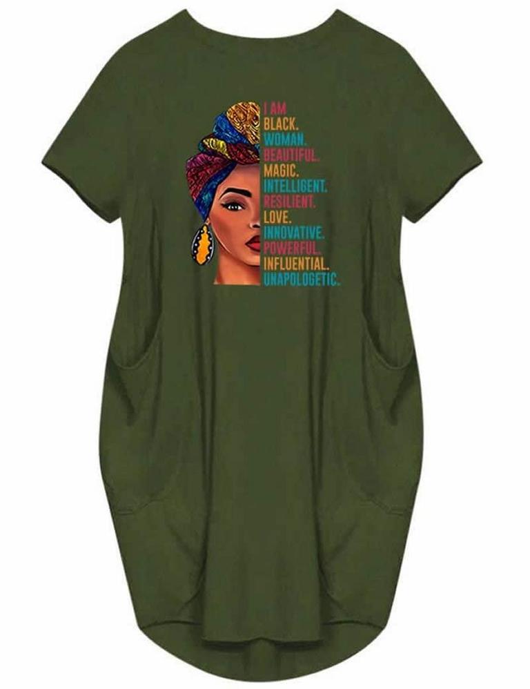 WBJETR GREEN TUNIC DRESS S