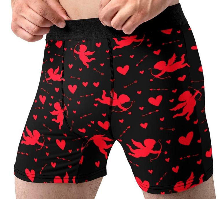 M LIPSTICK KISSES BOXER BRIEFS