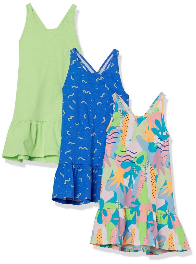 SPOTTED ZEBRA GIRL'S DRESS M