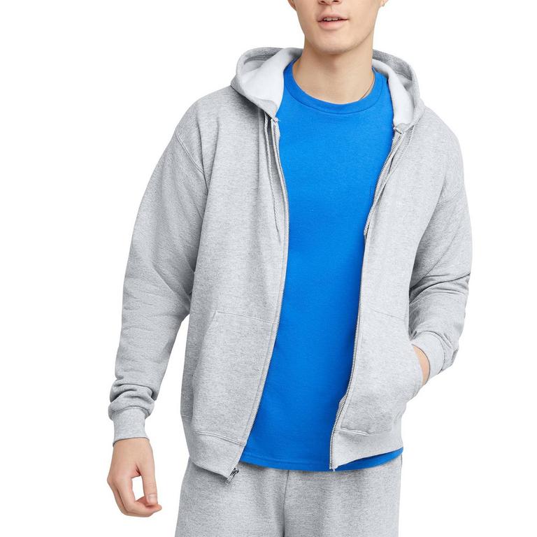 HANES ECO HOODIE SM ZIP