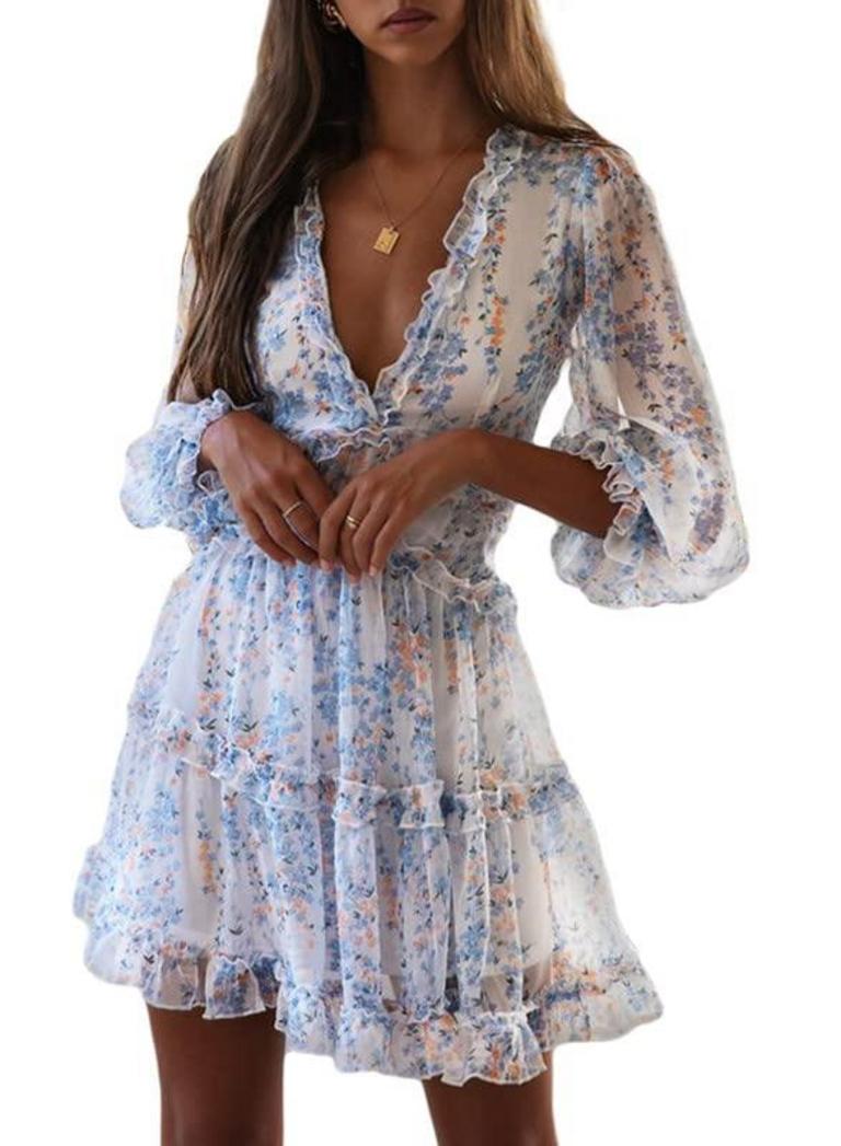 DOKOTOO FLORAL DRESS S