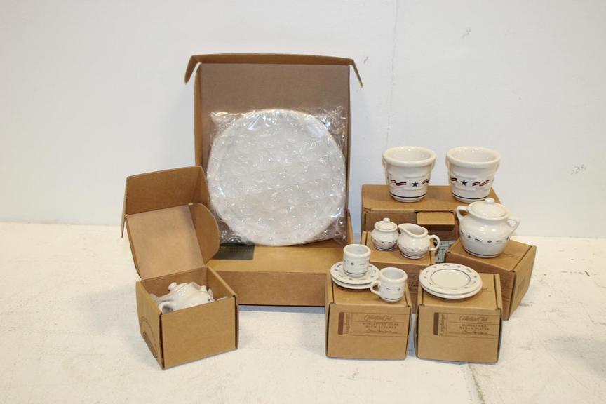 Auction Ohio Longaberger Pottery