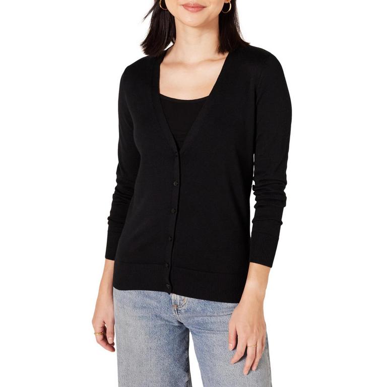 ESSENTIALS V-NECK CARDIGAN