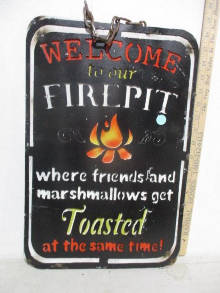 Auction Ohio Metal Art Sign