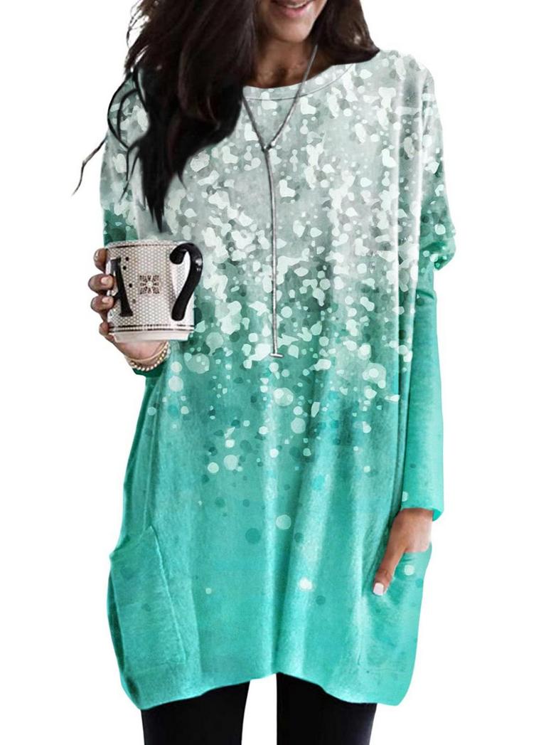 ASVIDIV TUNIC TOP M BLUE