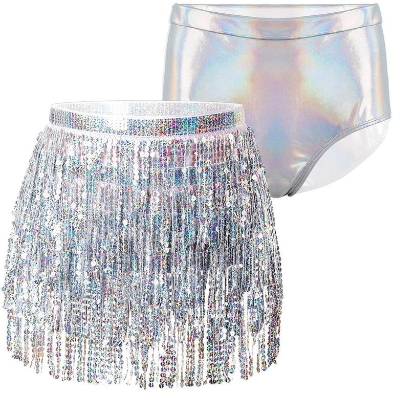 SEQUIN TASSEL SKIRT