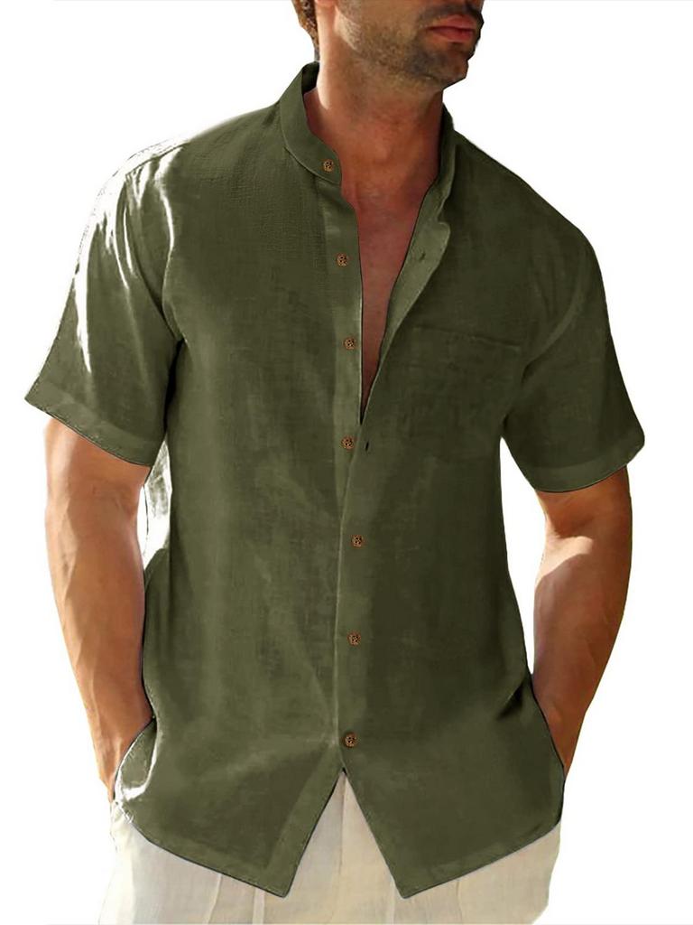 ANGEUN LINEN SHIRT M