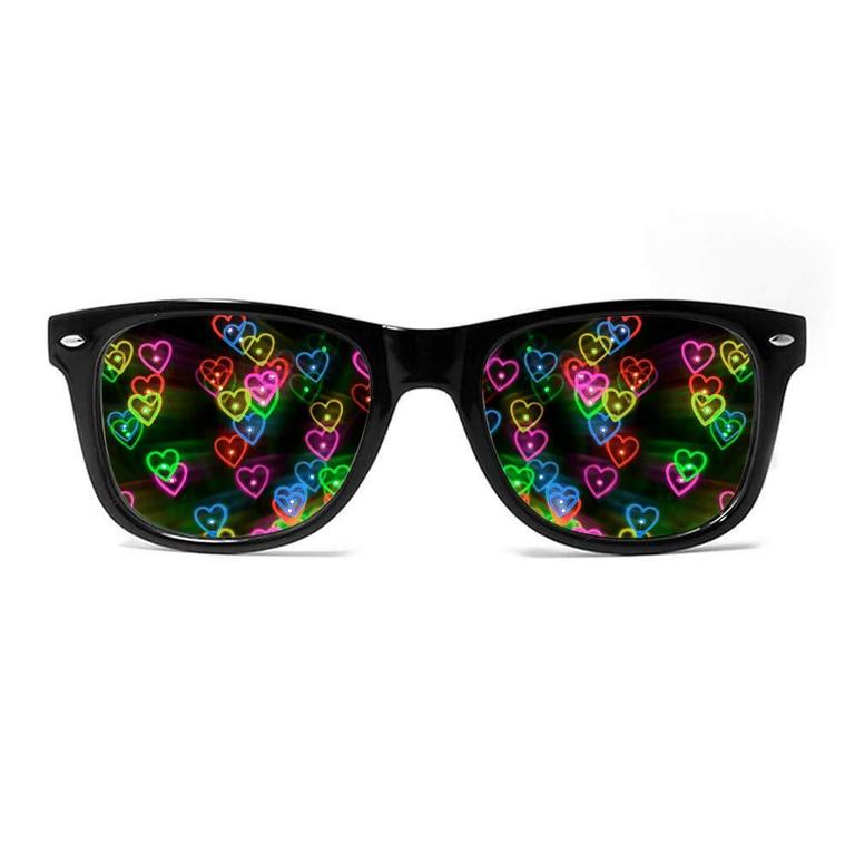 3D RAINBOW DIFFRACTION GLASSES