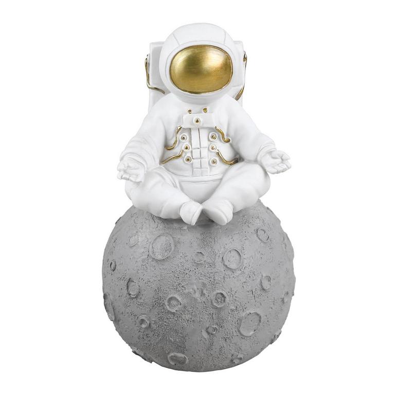 GOLD ASTRONAUT&PLANET STATUE