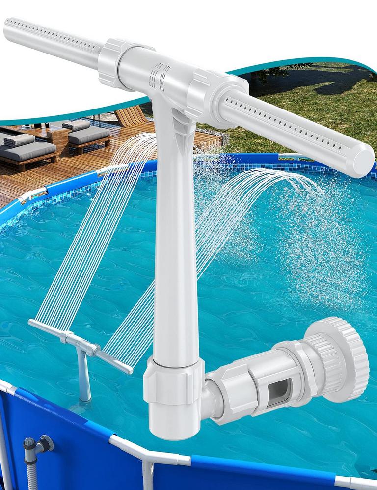 DUAL SPRAY POOL FOUNTAIN