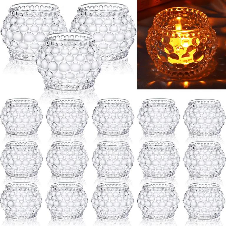 17 VOTIVE CANDLE HOLDERS