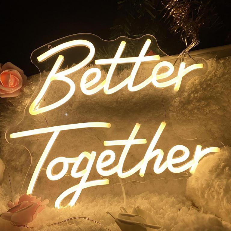 NEON SIGN BETTER TOGETHER