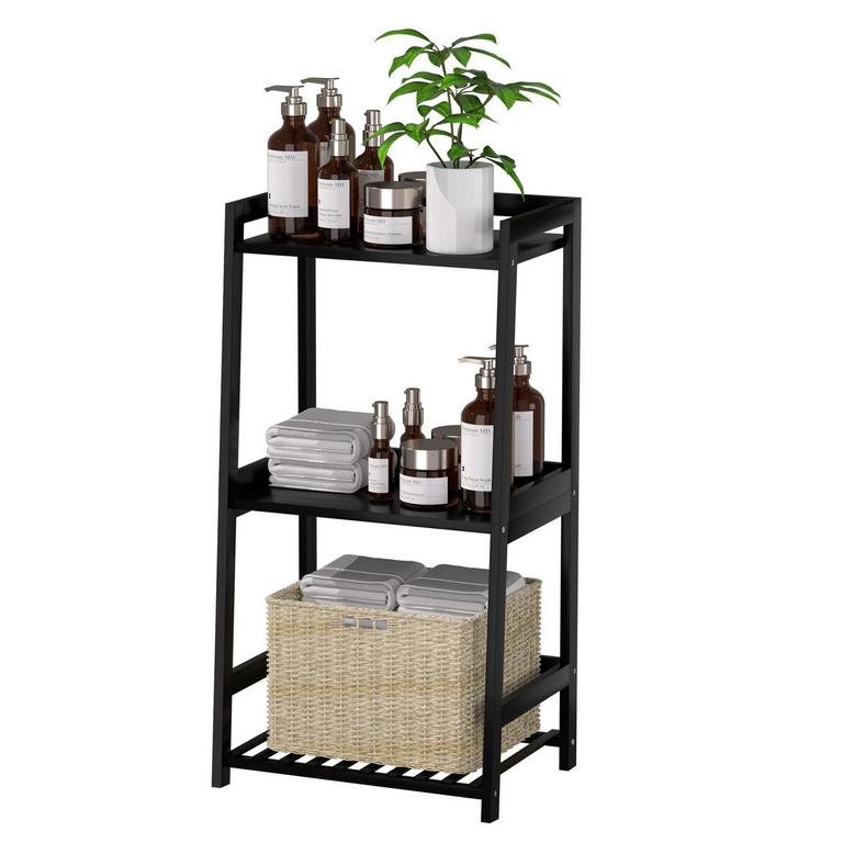 POXAKA 3 TIER SHELF BLACK