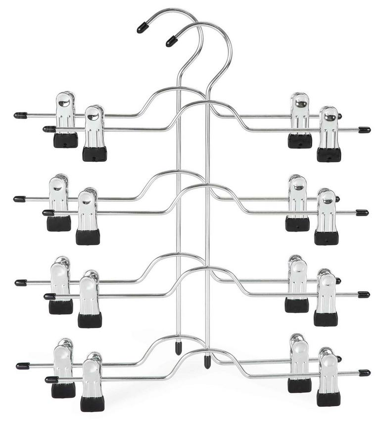 TOPIA 4 TIER SKIRT HANGERS